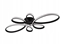 Picture of CEILING LED LIGHT FLY 83CM 3000K MATT BL