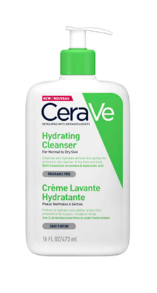 Attēls no CeraVe Hydrating Moisturizing facial cleanser Gel 473 ml