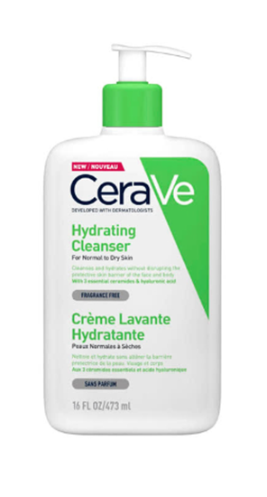 Picture of CeraVe Hydrating Moisturizing facial cleanser Gel 473 ml