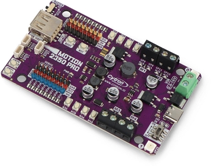 Attēls no Cytron Maker Motion 2350 Pro - sterownik 4x silników + 8x serwomechanizmów - RP2350}
