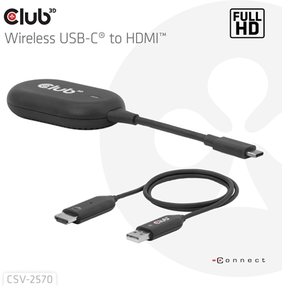 Picture of Adapter AV CLUB3D CSV-2570 huby i koncentratory USB Type-C