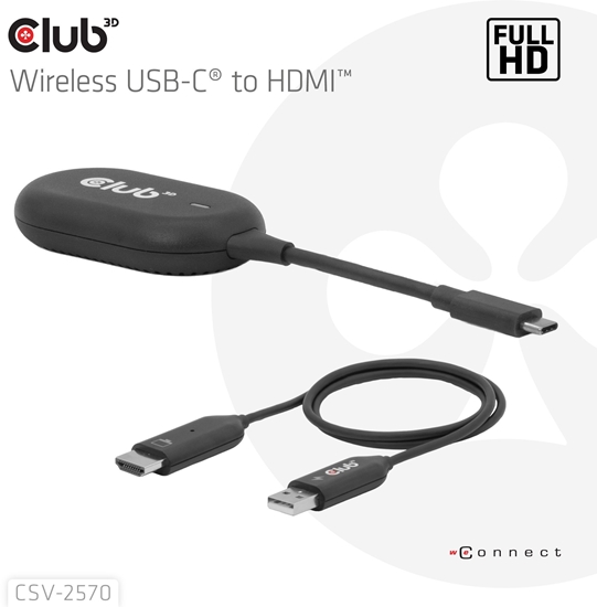 Picture of Adapter AV CLUB3D CSV-2570 huby i koncentratory USB Type-C