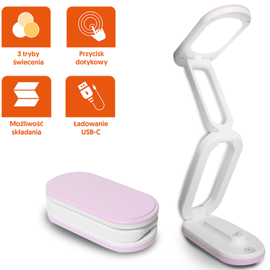 Picture of Collapsable LED desk Lamp 10W, 3000|4500|6000K, 12