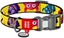 Picture of Collar WauDog Nylon Obroa nylonowa z QR-paszportem, plastikowy fastex, wzór FUTRZANE POTWORY, S 15mm/25-35cm