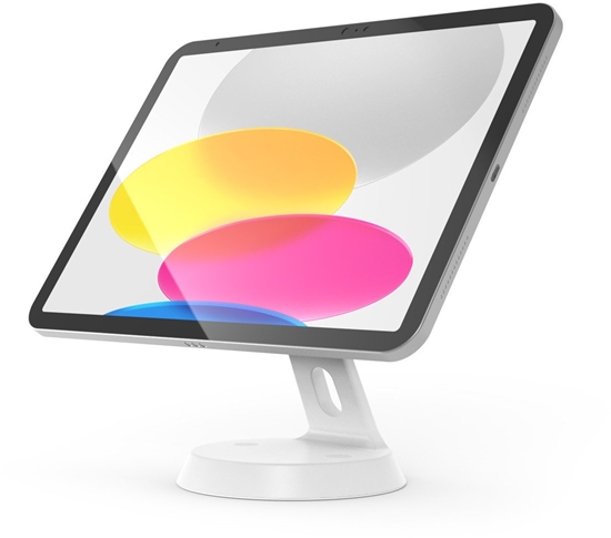 Picture of Compulocks GlideTab - Aufstellung - fur Tablett - verriegelbar - Aluminium - weiss - Bildschirmgrosse: bis zu 27,9 cm (bis zu 11 Zoll) - Thekenbereich, Wandmontage