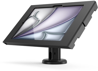Attēls no Compulocks iPad Air M2 & M3 11" Apex Enclosure Tilting Stand 4" - Black - Befestigungskit (Aufstellung, Gehause) - freiliegende Front-/Ruckkamera und Sensoren - fur Tablett - verriegelbar - Metallrahmen - Schwarz - Bildschirmgrosse: 27.94 cm (11") - M