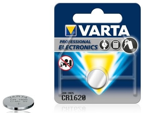 Picture of CR1620 baterijas Varta litija 6620 iepakojumā 1 gb.