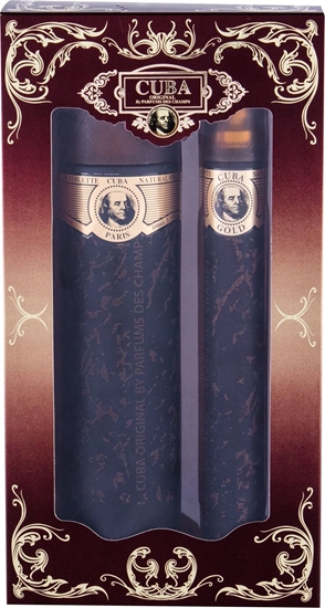 Picture of Cuba SET CUBA ORIGINAL Cuba Gold EDT 100ml + EDT spray 35ml  (5425017735960) - 5425017735960