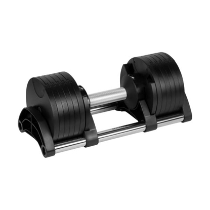 Picture of Čuguna regulējama automātiskā hantele 24 kg, 2 kg solis, REBEL ACTIVE (1 gab.)