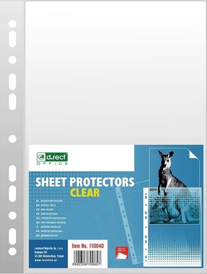 Picture of D.Rect Koszulka A4 krystaliczna 50mic 100szt (348781)