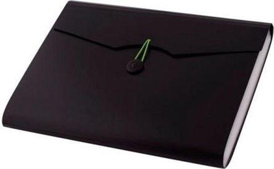 Изображение D.Rect Teczka A4 12 przegródek czarna