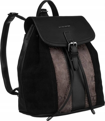 Attēls no David Jones Plecak damski ze skóry ekologicznej z klapk