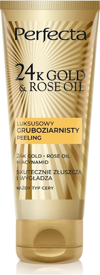 Picture of DAX PERFECTA 24K Gold & Rose Oil Peeling gruboziarnisty 75 g