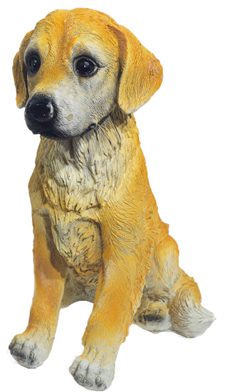 Picture of Dārza dekors Suns sēdošs 19x23x30cm