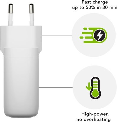 Изображение dbramante1928 re-charge - EU Wall Charger - USB-C 65W - W, Indoor, AC, White