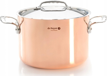 Attēls no De Buyer De Buyer Prima Matera Saucepot copper/steel high 24cm induction
