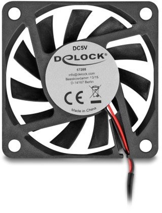 Picture of Delock Axial Fan 5 V DC, 60 x 60 x 10 mm black