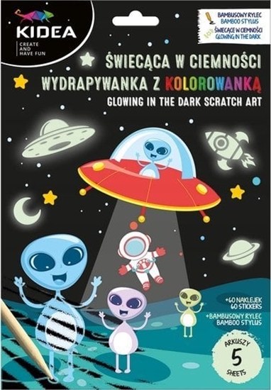 Изображение Derform WYDRAPYWANKA 180X260/5ARK KOSMOS SWIEC W CIEMN