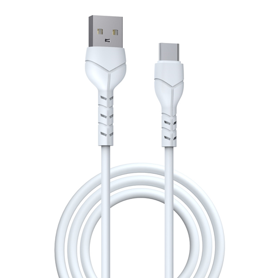 Picture of Devia cable Kintone USB - USB-C 1,0 m 2,1A white