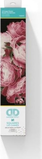 Picture of DIAMOND DOTZ Haft diamentowy Diamond Dotz Diamentowa mozaika Vintage Roses 51x39cm DQ9020