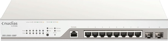 Picture of D-Link DBS-2000-10MP/E 10Port PoE Switch, Nuclias Cloud Managed Layer2 PoE+