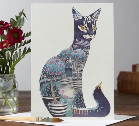 Изображение DM Collection Karnet A061 B6 + koperta Niebieski kot