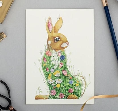 Picture of DM Collection Karnet A082 B6 + koperta Królik na ce