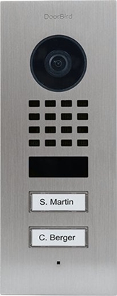 Attēls no DoorBird DoorBird D1102V IP Vid. Türst. V4A Edels. 2Ruftasten Unterputz