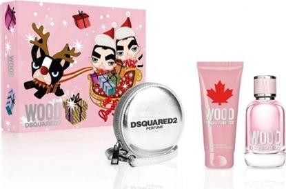 Attēls no Dsquared2 Zestaw Dsquared2 Wood Pour Femme woda toaletowa 100ml + el pod prysznic 100ml + wallet