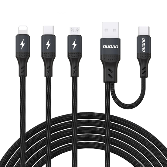 Picture of Dudao L3W USB-A|USB-C to Lightning|USB-C|MicroUSB 