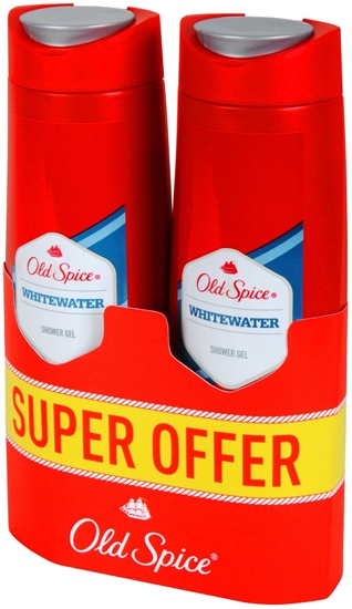 Изображение Duo el rinkinys Old Spice White water Duo vyrams, 2x400 ml