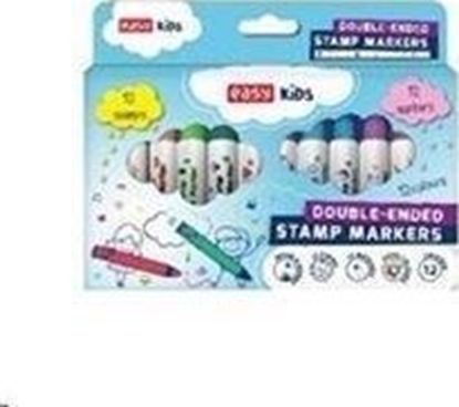 Picture of Easy Pisaki ze stempelkami 12 kolorów EASY