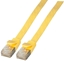 Picture of EFB EFB- Electronic - Patch- Cable - RJ- 45 (M) to RJ- 45 (M) - 25 cm - U/FTP - CAT 6a - shaped, flat - yellow (K5545GE.0,25)