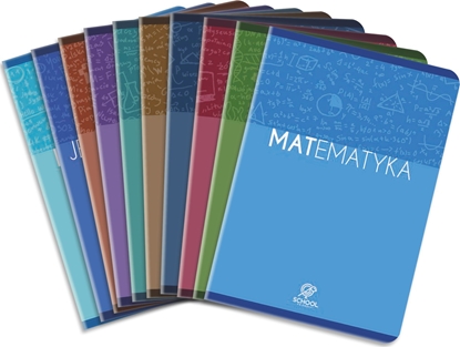 Picture of Elanders Zeszyt A5/64K tematyczny Just School (10szt)