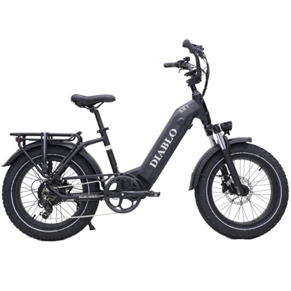 Изображение Elektriskais velosipēds DIABLO XR1, matēts melns