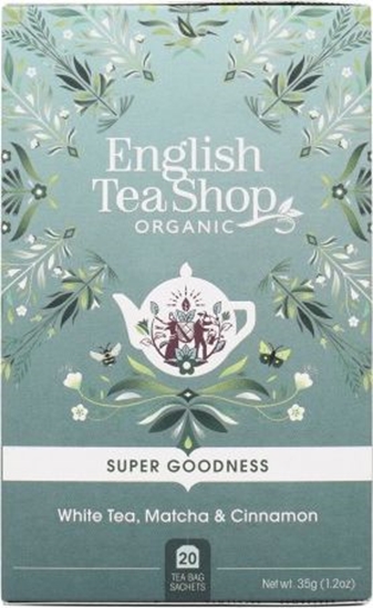Picture of English Tea Sho Herbata biaa z cynamonem,matcha i imbirem (20x1,75) BIO 35 g
