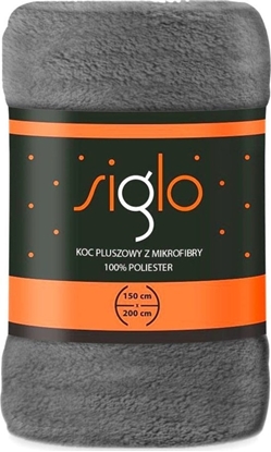Attēls no estilex Koc Pluszowy 150X200 Mikrofibra Siglo Popiel