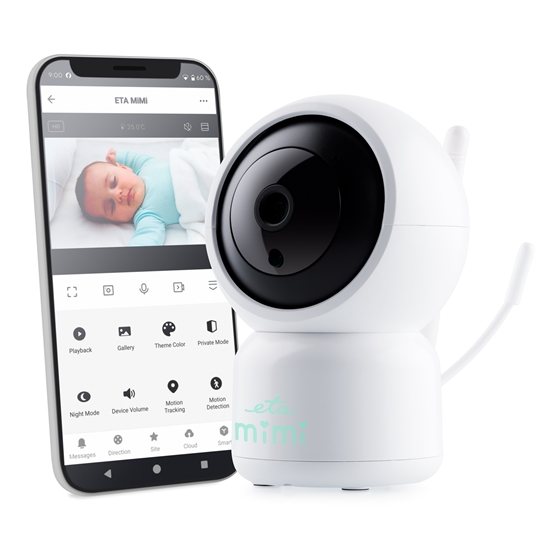 Picture of ETA | Baby Monitor | 630690000 MIMI | Flexible camera | White
