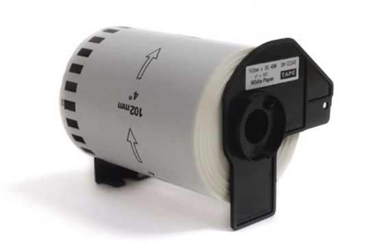 Picture of Etiķetes Brother DK-22243 melns uz balta – 102mm x 30,48m (DK22243 / DK-22243).