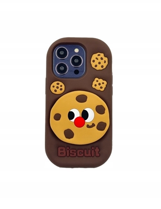 Attēls no ETUI CASE 3D BISCUIT Z PODSTAWK IPHONE 15