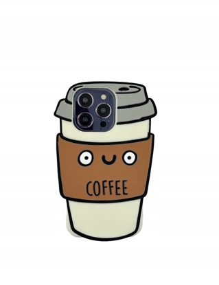 Attēls no ETUI CASE 3D CAFFFE LATTE IPHONE 14