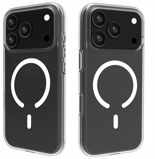 Изображение Etui Roobix Clarion MagSafe do iPhone 17 Pro Max - przezroczyste