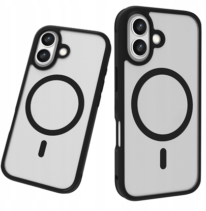 Picture of Etui Roobix Dusky MagSafe do iPhone 17 - czarne matowe