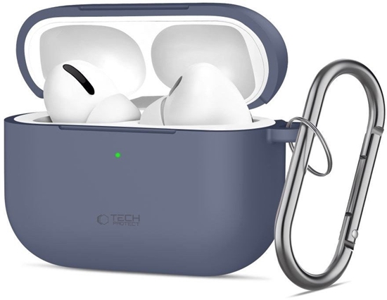 Изображение Etui Tech-Protect Silicone Hook do Apple AirPods Pro 3 Baby Blue