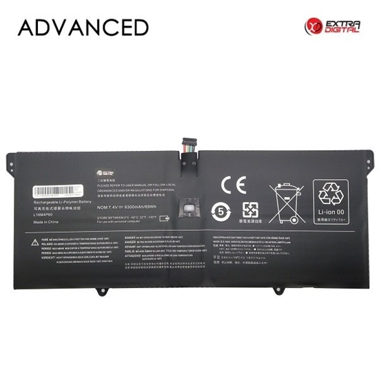 Picture of ExtraDigital L16M4P60 Battery for Lenovo Laptop 9300mAh