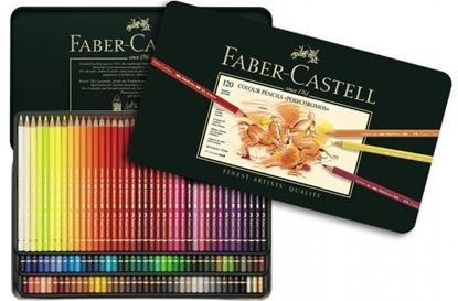 Picture of Faber-Castell Polychromos Kredki 120 Kolorów Opakowanie Metal Faber-Castell (110011 FC)