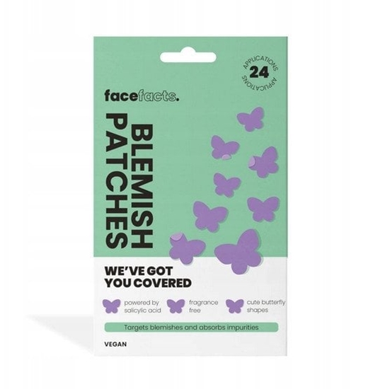 Picture of FACE FACTS Blemish Patches Plastry na wypryski - Butterflies - 1 op. - 24 szt.