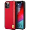 Picture of Ferrari Ferrari FESAXHCP12LRE iPhone 12 Pro Max 6.7" red/red hardcase On Track Carbon Stripe
