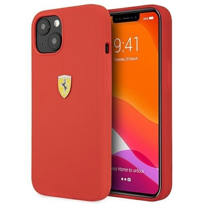Picture of Ferrari Ferrari FESSIHCP13SRE iPhone 13 mini 5.4" red/red hardcase Silicone