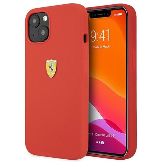 Picture of Ferrari Ferrari FESSIHCP13SRE iPhone 13 mini 5.4" red/red hardcase Silicone